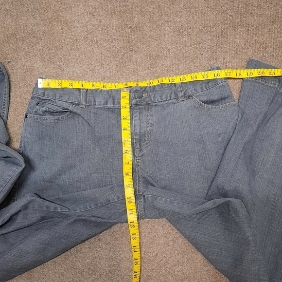 J. Jill Gray Flare Leg Jeans - Picture 4 of 6